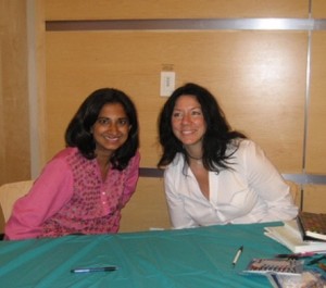 Susan joins Mallika Chopra at a book signing.