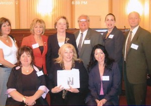 Susan with Congresswoman Niki Tsongsas, Awarding Women in Government Award