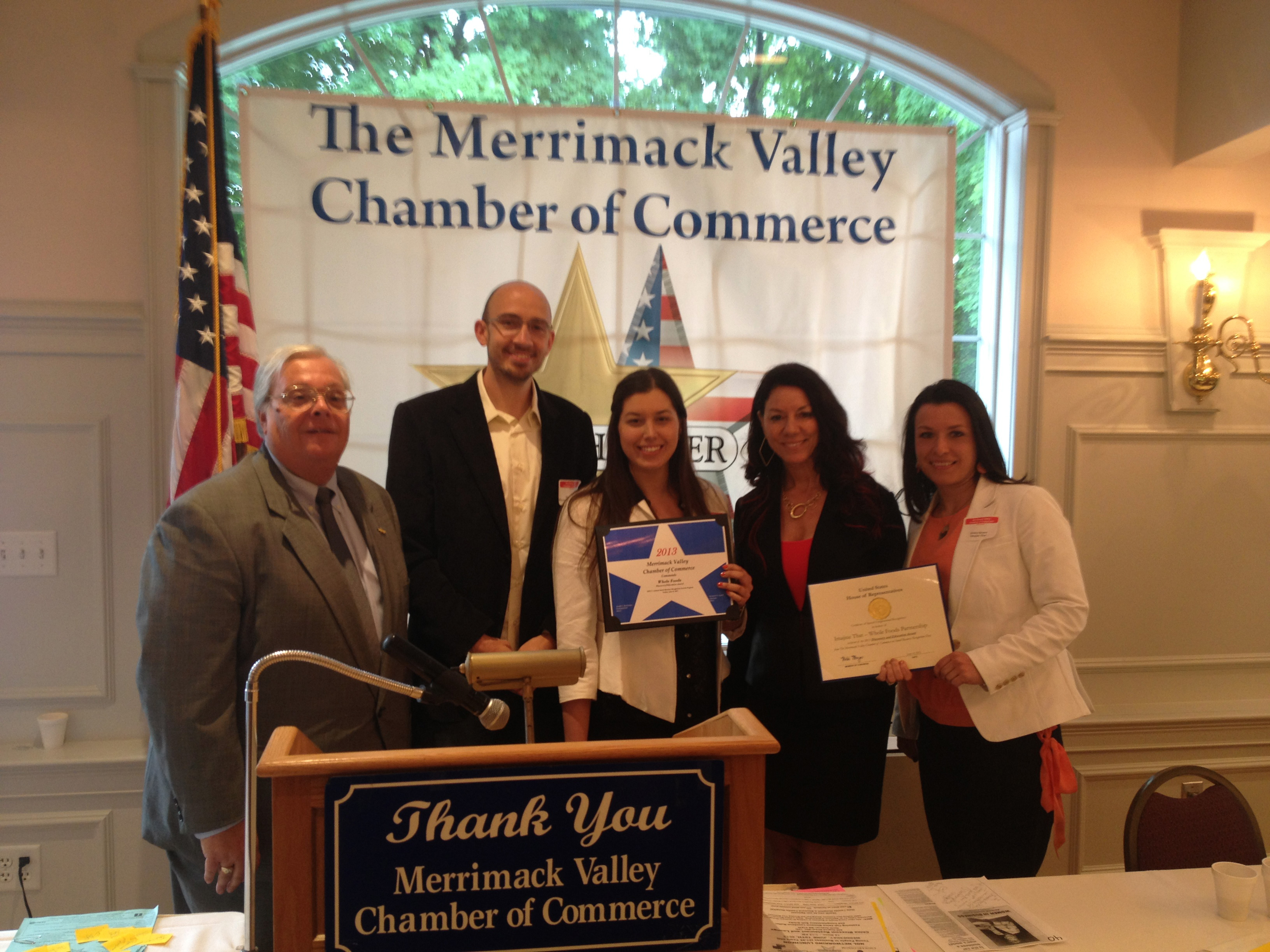 Merrimack Valley Chamber of Commerce - Best Innovative Partnership Award 